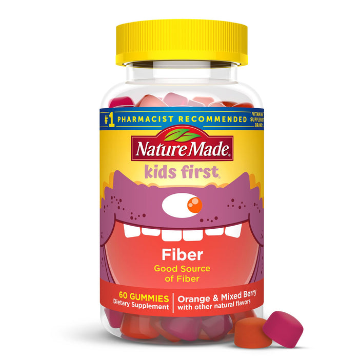 Nature Made Kids First Fiber Gummies Orange & Mixed Berry by Pasteur Pharmacy