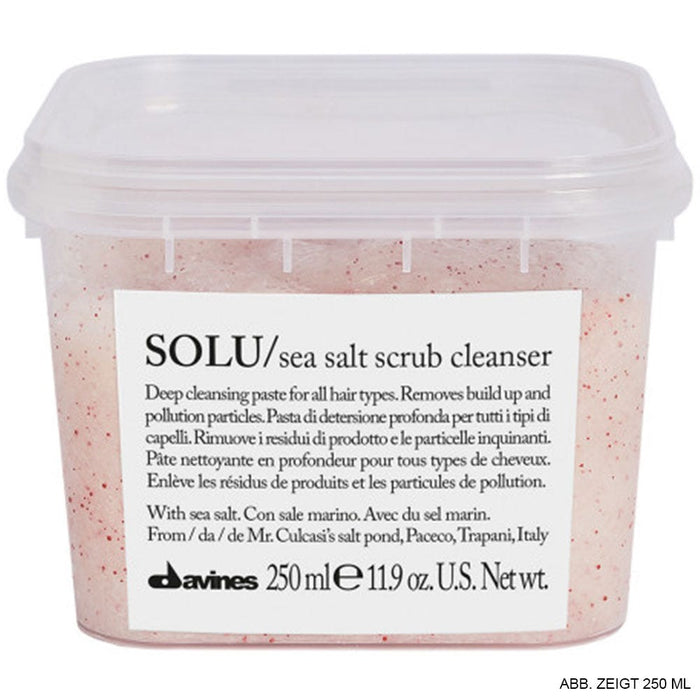 Davines Essential Haircare Solu Sea Salt Scrub Cleanser 250 Ml by Pasteur Pharmacy