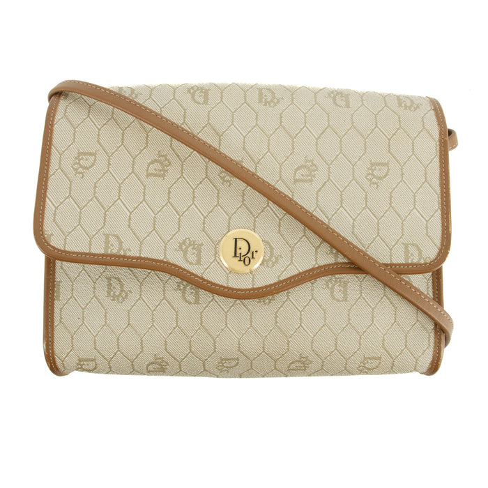Christian Dior Honeycomb PVC Beige Crossbody Bag #3240 by Bolt Boutique