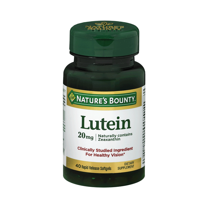 Nature's Bounty Lutein, 20 Mg, Rapid Release Softgels by Pasteur Pharmacy