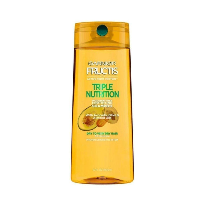 Garnier Fructis Triple Nutrition Shampoo, 22 fl oz – For Dry to Very Dry Hair by Pasteur Pharmacy