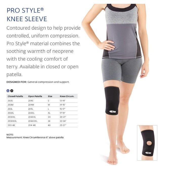Bell-Horn Open Patella ProStyle Knee Sleeve Large by Pasteur Pharmacy