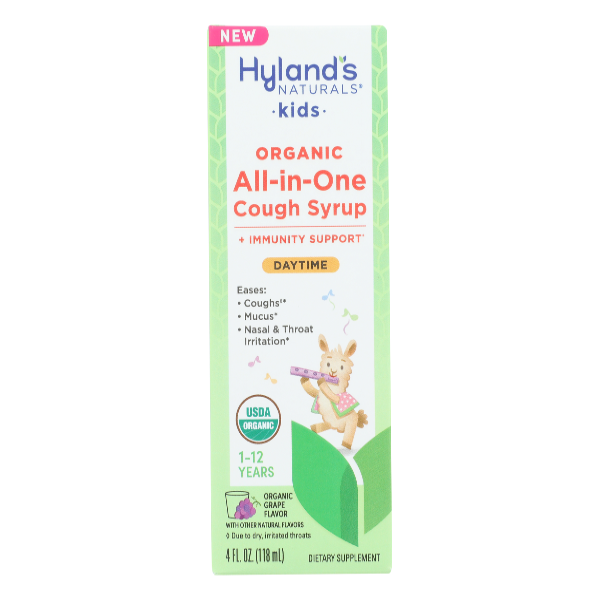 Hyland's Naturals Kids Organic All-in-One Cough Daytime by Pasteur Pharmacy