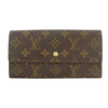 Louis Vuitton Monogram Canvas Brown Sarah Long Wallet #3244