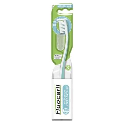 Fluocaril Interdental Precision Toothbrush Medium - Colour: Water Green by Pasteur Pharmacy
