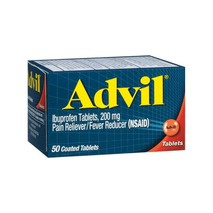 Advil Ibuprofen Pain Reliever/Fever Reducer, 200 Mg Coated Tablets by Pasteur Pharmacy