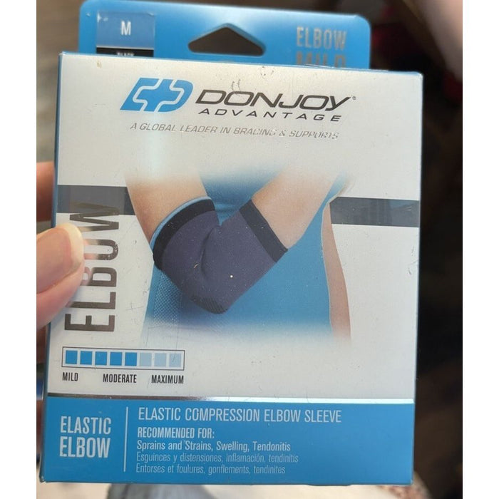 DONJOY Advantage Elastic Compression Elbow Sleeve, Medium, Black by Pasteur Pharmacy