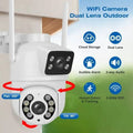 8MP Dual Lens WiFi PTZ Security Camera – Night Vision & Two-Way Audio by DailySale