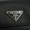 Prada Saffiano Leather Black Key Holder #3255 by Bolt Boutique