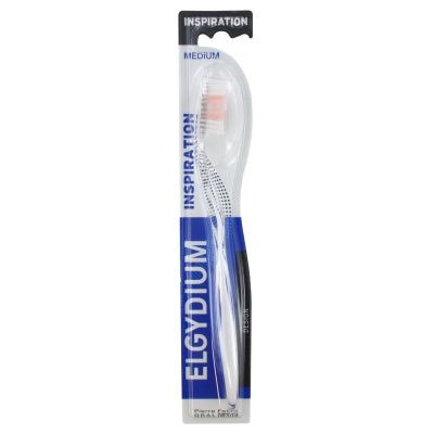 Elgydium Inspiration Medium Toothbrush - Colour: White by Pasteur Pharmacy