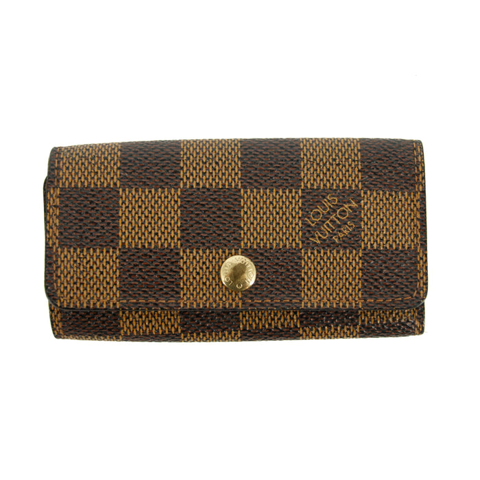 Louis Vuitton Damier Ebene Key Holder Brown #3259 by Bolt Boutique