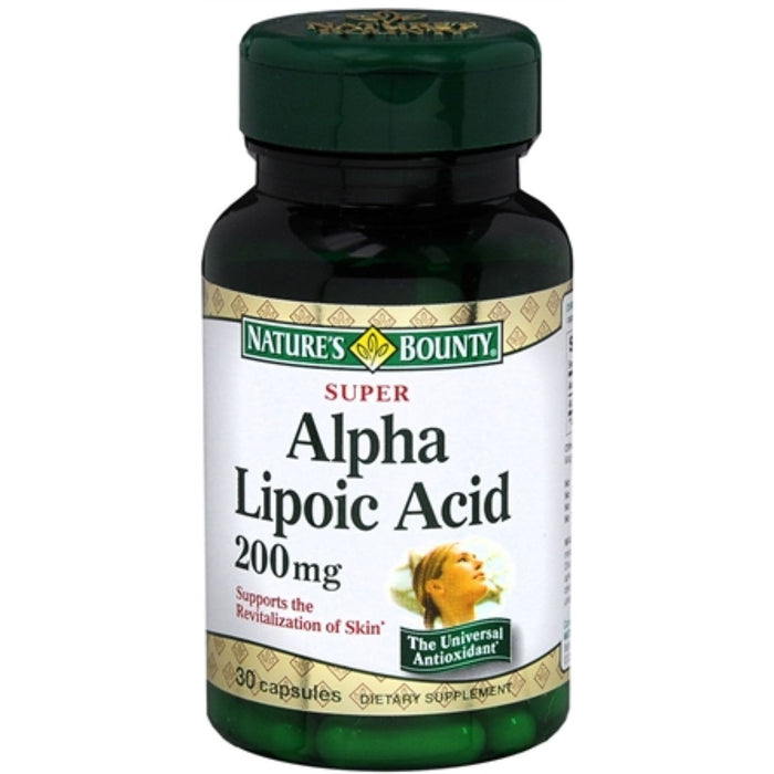 Nature's Bounty Super Alpha Lipoic Acid Capsules, 200 Mg by Pasteur Pharmacy