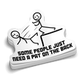 Pat On The Back - Hard Hat Decal by Armed American Supply