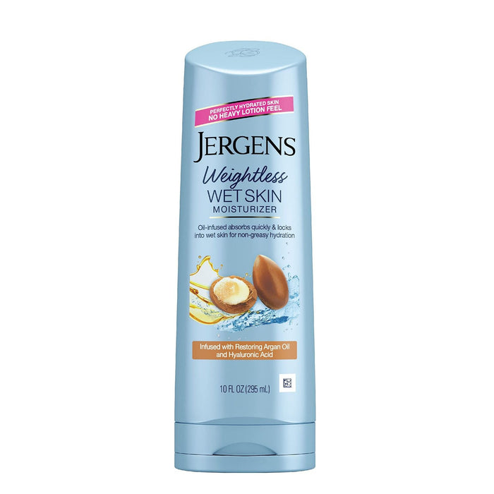 Jergens Argan Oil Weightless Wet Skin Body Lotion, 10 Fl Oz by Pasteur Pharmacy