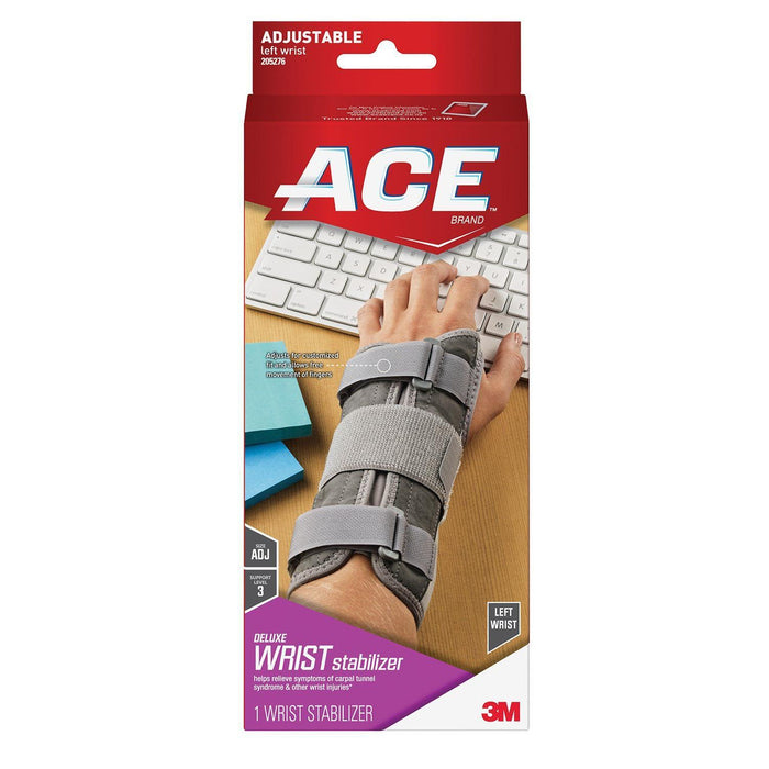 Ace Deluxe Wrist Brace, Left, 205276, One Size by Pasteur Pharmacy