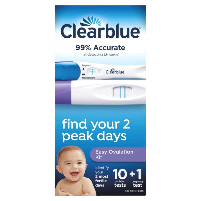 Clearblue Easy Ovulation Kit With Pregnancy Test - 11ct by Pasteur Pharmacy