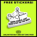 Pat On The Back - Hard Hat Decal by Armed American Supply