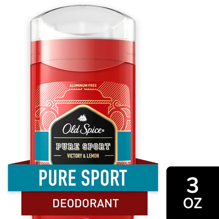 Old Spice Red Collection Deodorant For Men Aluminum Free Pure Sport Scent 3.0 Oz by Pasteur Pharmacy