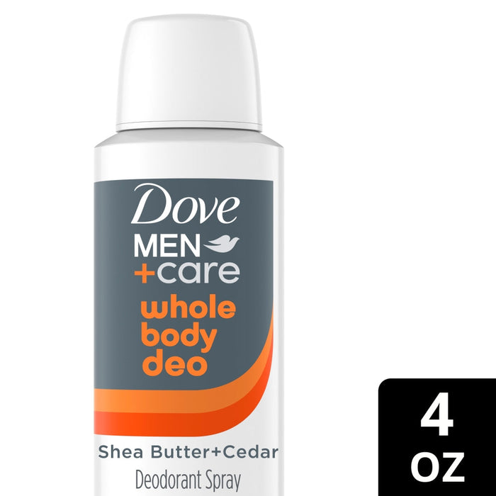 Dove Men+Care Whole Body Deodorant Spray - Aloe + Bamboo - 4 oz by Pasteur Pharmacy