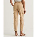 Ralph Lauren Womens Pants Micro-Sanded Twill Cargo Self Belt Bow Tan Cotton by Vanessa Jane