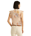 Lauren Ralph Lauren Women’s Floral Tie Neck Top by Vanessa Jane