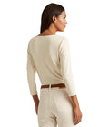 Lauren Ralph Lauren Lace-Trim Henley Top by Vanessa Jane