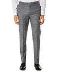 Calvin Klein Mens Slim-Fit Plaid Suit Separate Pants, Size 44WX30L/Grey by Vanessa Jane