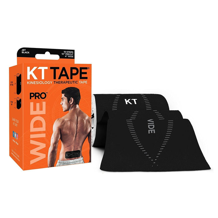 KT Tape Pro Wide, Therapeutic Jet Black by Pasteur Pharmacy