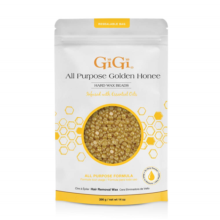GiGi All Purpose Golden Honee Hard Wax Beads 14 Oz #67985EC by Pasteur Pharmacy