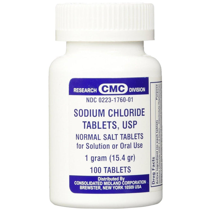 CMC Sodium Chloride 1 Gm USP Normal Salt Tablets by Pasteur Pharmacy