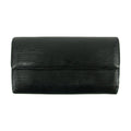 Louis Vuiton Black Epi Leather Sarah Long Wallet #3294 by Bolt Boutique