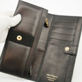 Salvatore Ferragamo Black Leather Bifold Long Wallet #3295 by Bolt Boutique