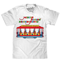 Mister Rogers' Neighborhood Trolley Logo T-Shirt - White by Tee Luv