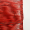 Louis Vuitton Red Epi Leather Internaitonal Trifold Long Wallet #3297 by Bolt Boutique