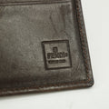 Fendi FF Zucca Leather x Canvas Brown Long Bifold Wallet #3298 by Bolt Boutique