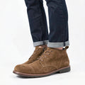find. by Amazon Mens Leather Lace Up Oiled Suede Boot, Size 10/Brown by Vanessa Jane