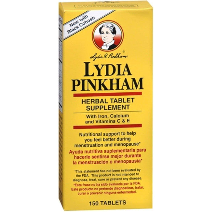 Lydia Pinkham Herbal Supplement Support - 75mg Tablets, 15 Count by Pasteur Pharmacy