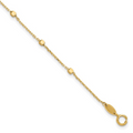 Dainty 10K Gold Bracelet for Girlfriend by Fine Color Jewels