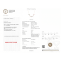 IGI Certified 1.80 Ct Multi Color Unheated Sapphire and Diamond 14K Yellow Gold Curved Necklace by Fine Color Jewels