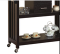 Global Movement Kitchen Cart in Red Cocoa by Vanessa Jane
