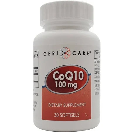 Geri Care CoQ10 100mg Strong Antioxidant Heart Health Support 100mg 120ct by Pasteur Pharmacy