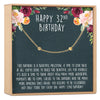 32nd Birthday Dot Bracelet