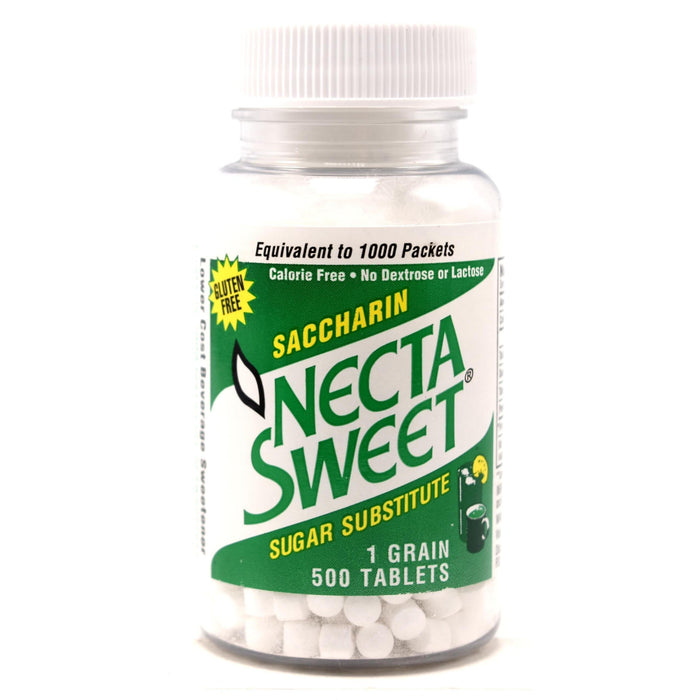Necta Sweet Saccharin Sugar Substitute 1.0 Grain Tablets by Pasteur Pharmacy