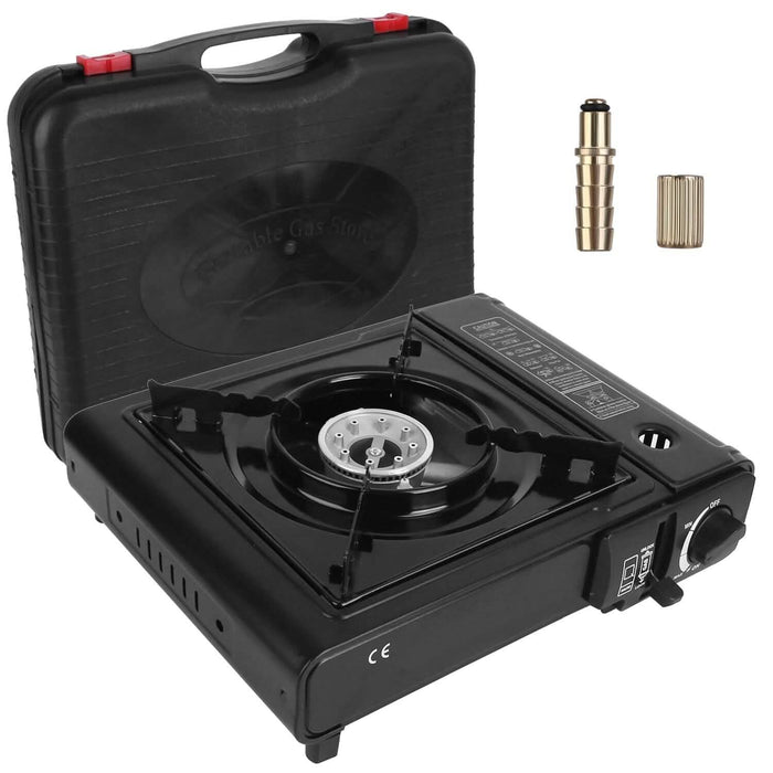 3300W Portable Camping Stove Butane Canister Dual Fuel Burner by DailySale