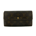 Louis Vuiton Monogram Canvas Brown Sarah Long Wallet #3301 by Bolt Boutique