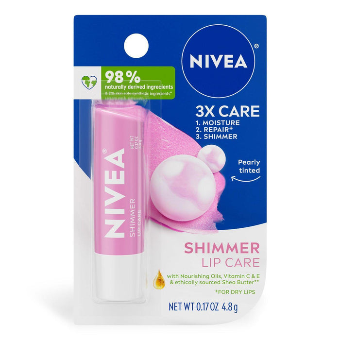 Nivea Lip Care, Radiant, A Kiss Of Shimmer 0.17 Oz by Pasteur Pharmacy