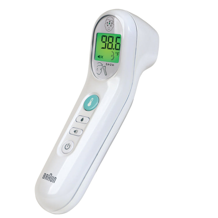 Braun No Touch 3-in-1 Digital Thermometer – Model BNT100US (White) by Pasteur Pharmacy