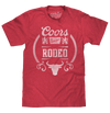 Coors Banquet Rodeo Bull Logo T-Shirt - Red