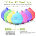 330ml Cool Mist Humidifier with 7 Color LED Lights by DailySale