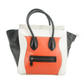 Celine Luggage Mini Shopper Leather Handbag Multicolor #3310 by Bolt Boutique